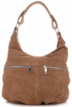 Bőr táska univerzális Genuine Leather földszínű 8309