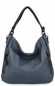 Univerzális női táska XL mindennapi használatra a Hernan HB0379-től világoskék/sötétkék