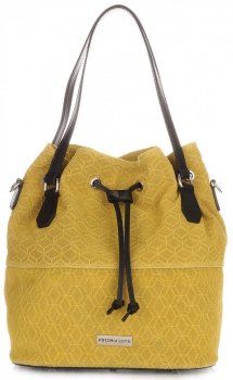 Női Táská shopper bag Vittoria Gotti sárga V1005
