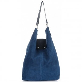 Bőr táska shopper bag Vittoria Gotti jeans V3292C