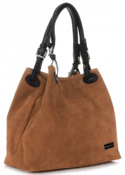Bőr táska shopper bag Vittoria Gotti vörös V90047CH