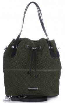 Női Táská shopper bag Vittoria Gotti palackzöld V1005