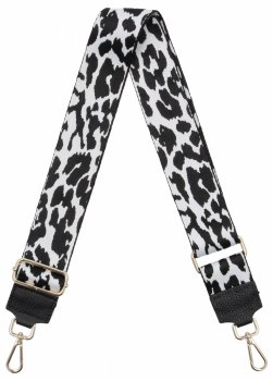 Divatos táskaöv Pantera P028PAN Fekete/Fehér