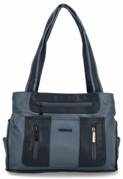 Női Táská shopper bag Hernan kék 3892-1