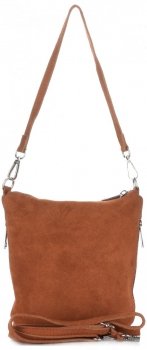 Bőr táska levéltáska Genuine Leather vörös 85A