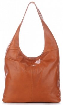 Bőr táska shopper bag Vittoria Gotti vörös V3L