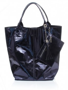 Bőr táska shopper bag Genuine Leather arany 555