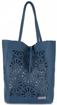 Bőr táska shopper bag Vittoria Gotti V577