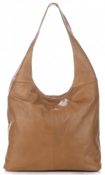 Bőr táska shopper bag Vittoria Gotti földszínű V3L