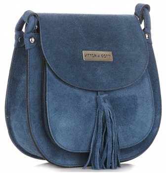 Bőr táska levéltáska Vittoria Gotti jeans V1355