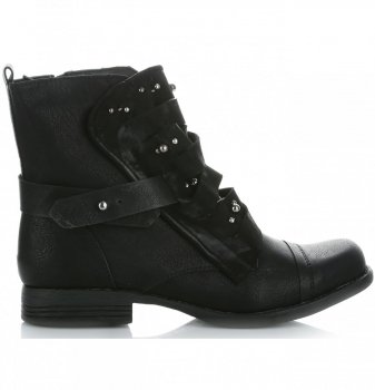 női bokacsizma Crystal Shoes fekete 577-PAcza