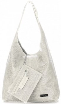 Bőr táska shopper bag Vittoria Gotti V8804