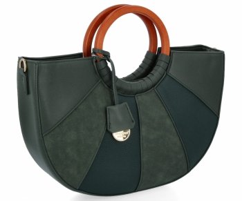 Divatos női táska kufár Herisson 275C6017 palackzöld