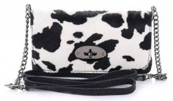 Bőr táska levéltáska Genuine Leather szürke 1250