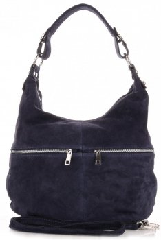 Bőr táska univerzális Genuine Leather tengerkék 8309