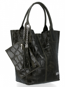 Bőr táska shopper bag Vittoria Gotti B15