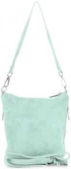 Bőr táska levéltáska Genuine Leather menta 85A