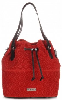 Női Táská shopper bag Vittoria Gotti piros V1005