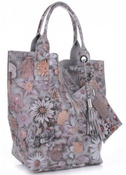 Bőr táska shopper bag Vittoria Gotti többszínű 8298