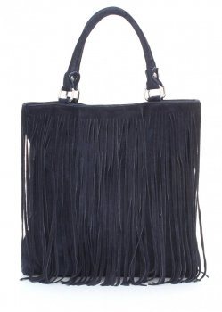 Bőr táska univerzális Genuine Leather tengerkék 60499