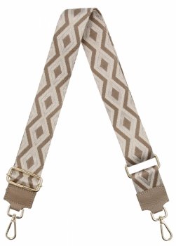 Stílusos táskapánt H13 sötét bézs