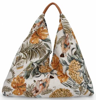 Olasz Táska Shopper bag Divatos Mintákkal 835 Multikolor