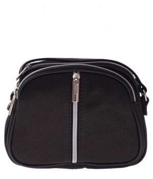 Bőr táska levéltáska Genuine Leather fekete 333
