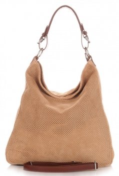 Bőr táska univerzális Genuine Leather zöld 17