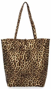 Divatos bőr Shopper Bag táska kozmetikai táskával 168 Arany