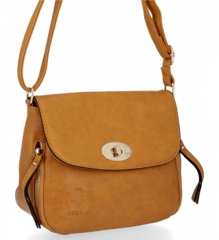 Női Táská levéltáska BEE BAG mustár SE101-1