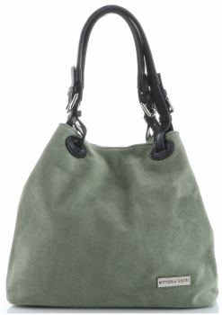 Bőr táska shopper bag Vittoria Gotti V90047CH
