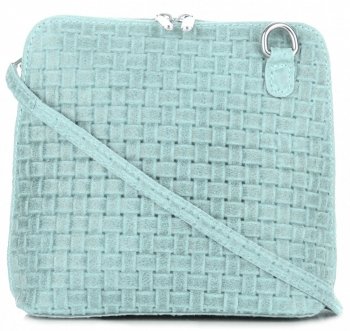 Bőr táska levéltáska Genuine Leather menta A7