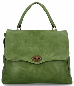 Torebka Damska w Stylu Vintage firmy Hernan HB0129 Jasno Zielona