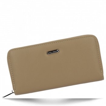 Duży Portfel Damski XL firmy David Jones P117-510 Khaki