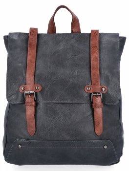 Plecak Damski XL Vintage firmy Herisson 1652L2049 Szary