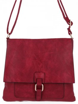 Torebka Vintage Listonoszka Bee Bag Bordowa 1102S32