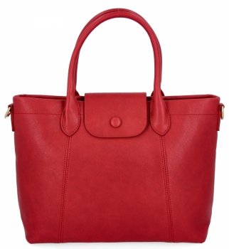 Klasyczna Torebka Damska firmy Herisson 20H6076 Czerwona