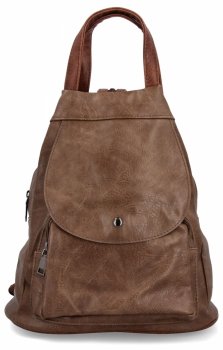 Miejski Plecak Damski firmy Herisson 1552L2043 Ziemisty
