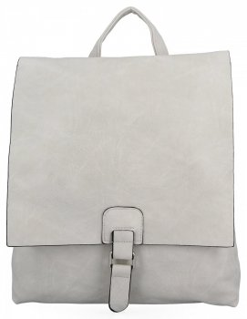 Stylowy Plecak Damski Vintage XL firmy Hernan HB0349 Beżowy