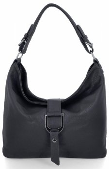 Klasyczna Torebka Damska Na Ramię firmy Herisson 16B376 Szara