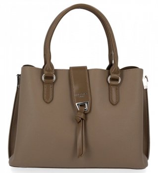 David Jones Trzykomorowa Torebka Damska Elegancki Kuferek Khaki