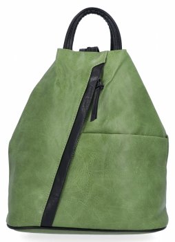 Uniwersalny Plecak Damski XL firmy Hernan HB0136-L Jasno Zielony