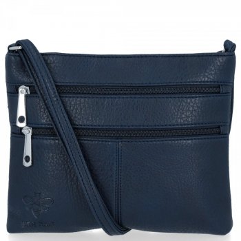 BEE BAG Uniwersalna Listonoszka Damska Blanca Granat