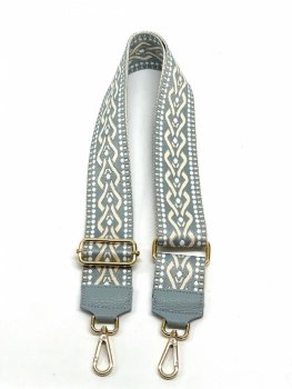 Modny Pasek Do Torebki H07 Błękitny