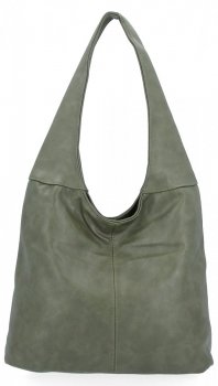 Uniwersalne Torebki Damskie Shopper Bag firmy Hernan HB0141 Zielona