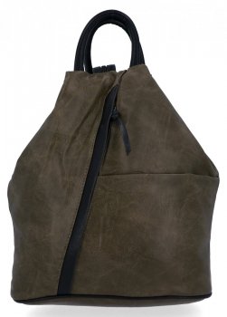 Uniwersalny Plecak Damski XL firmy Hernan HB0136-L Zielony
