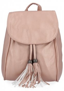 Modny Plecaczek Damski Boho firmy Hernan HB0311 Różowe Złoto