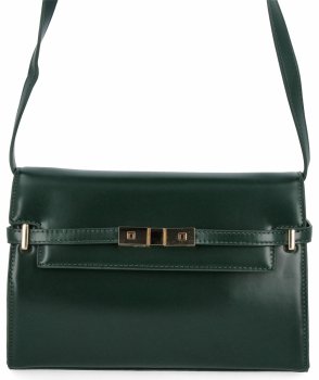 Elegancka Torebka Damska Listonoszka firmy Herisson 17R506 Butelkowa Zieleń