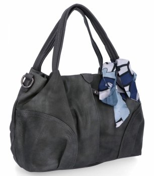 Uniwersalna Torebka Damska Shopper Bag firmy Herisson 15B6038 Szara