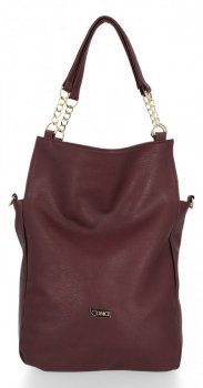 Conci Firmowa Torba Damska Shopper XL Bordowa